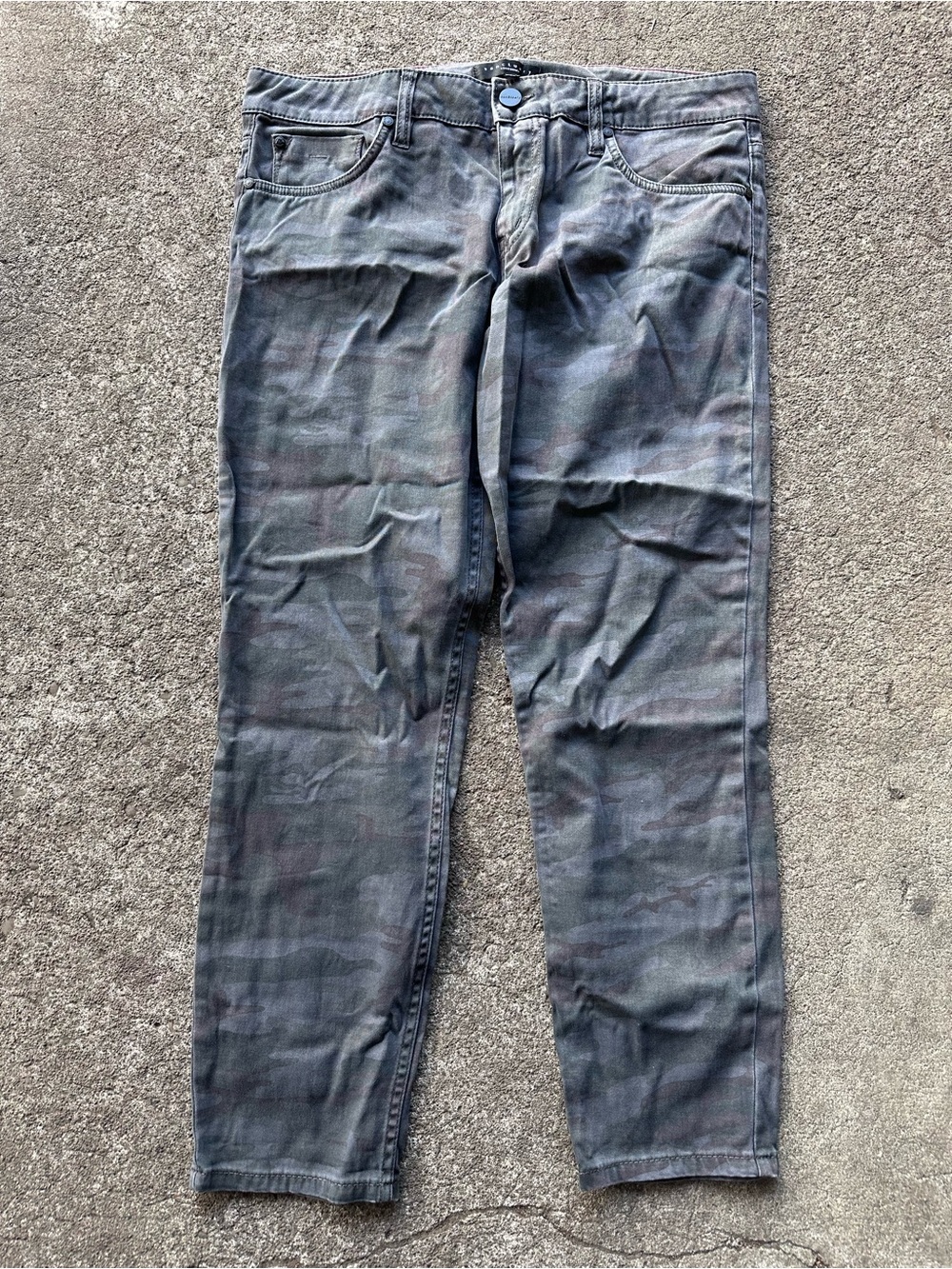 Sanctuary Camo Print Stretch Fit Skinny Pants